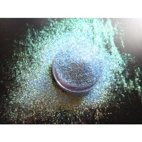 Cyan Holographic Neon Glitter Powder Colour for DIY lipstick,Cosmetics ,Nail art