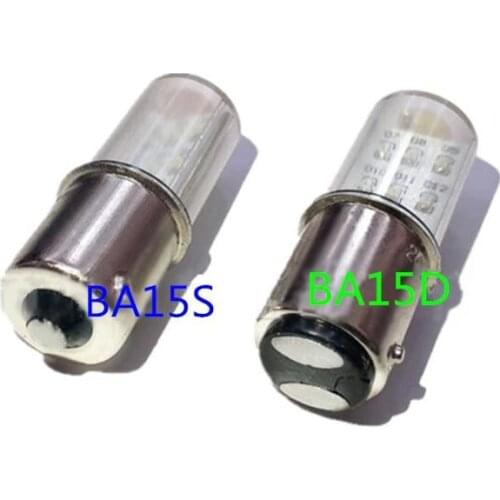 110v 24V B15 signal indicator BA15S 12v single contact BA15S 220V double contact BA15D 24V machine alarm light 110V BA15D 36V