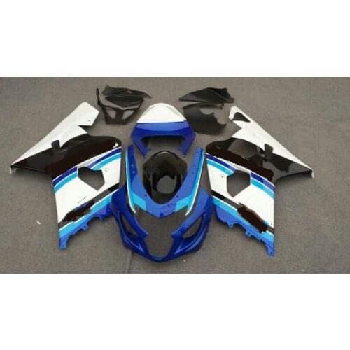 Motorcycle Fairing body kit for GSXR600 750 K4 04 05 GSXR 600 GSXR750 2004 2005 ABS blue white Fairings bodywork+gifts SE56