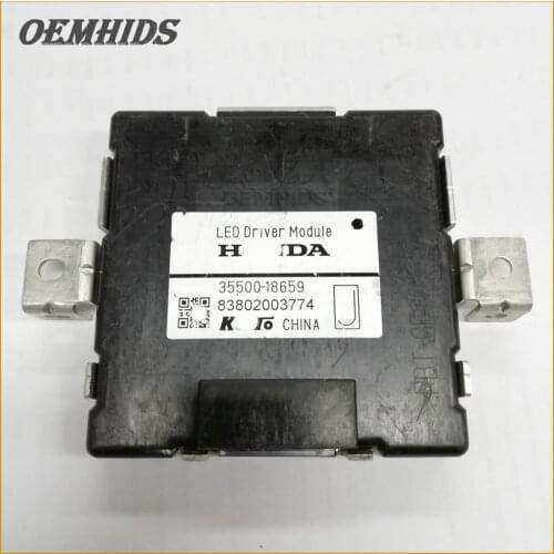 35500-18659 1Pieces Used Original For 2017 HON-DA CI-VIC Mk10 X 1.5T 17R OEM LED headlight control unit ballast Driver Module