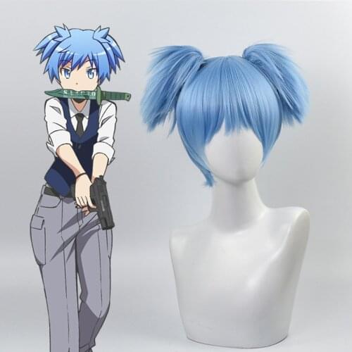 Comic Anime Assassination Classroom Cosplay Wig Shiota Nagisa Cosplay Wigs Straight Cartoon Synthetic wig Cosplay Accessories