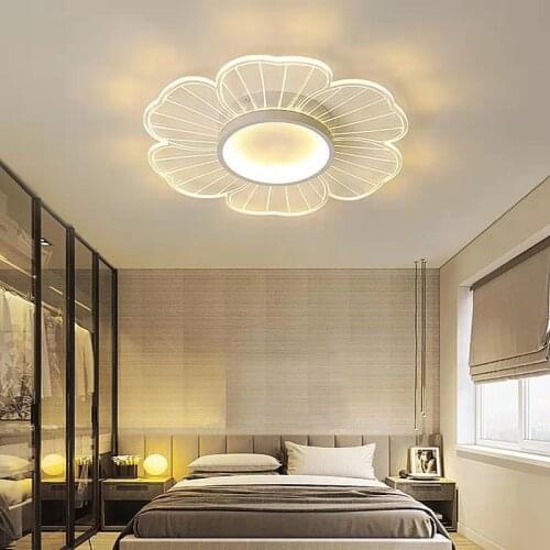 Ceiling Lamp Bedroom Living Room Study Room Dining Room Ceiling Lamp Modern Fashion Flower Ceiling Light