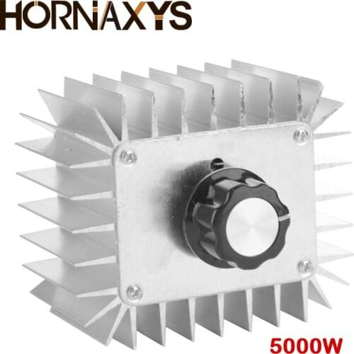 5000W 220V SCR Voltage Regulator Motor Speed Controller Light Dimming Dimmers Thermostat Speed Regulator Governor For LED Light