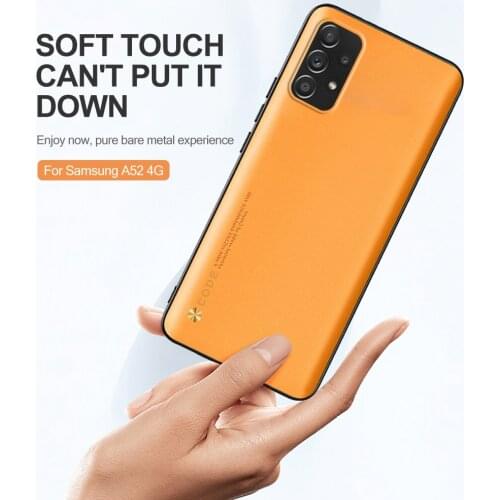 Luxury Leather Case For Samsung Galaxy A52 4G Or 5G Shockproof Full Cover Back Shell Coque For Sansung A 52 6.5" Silicone Bumper