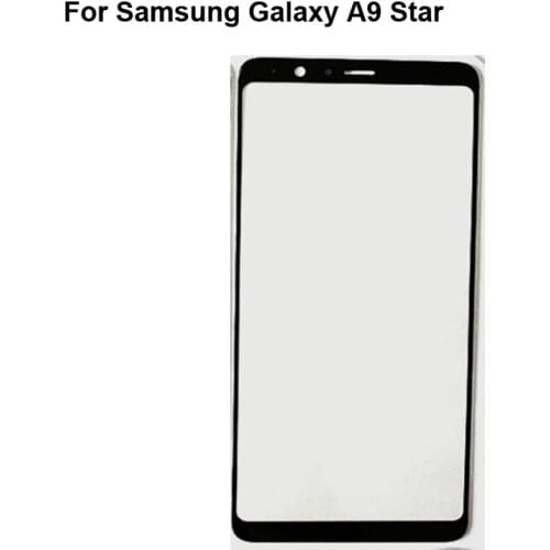2PCS For Samsung Galaxy A9 Star Touch Screen Digitizer TouchScreen Glass panel For Galaxy A 9 Star Without Flex Cable Parts
