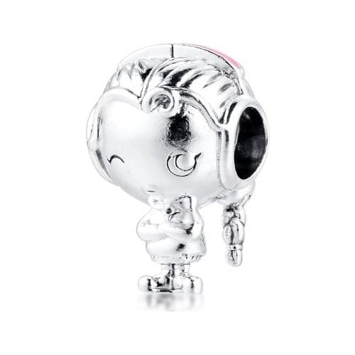 Mothers Day Girl Teenager Charm Silver 925 DIY Beads for Jewelry Making for Mother Sister Female Student Perfect Gift 021210