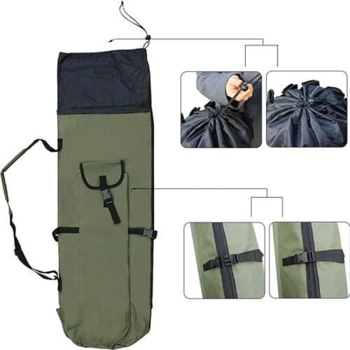 Cylinder outdoor fishing bag multifunctional fishing rod bag sea fishing gear storage bag