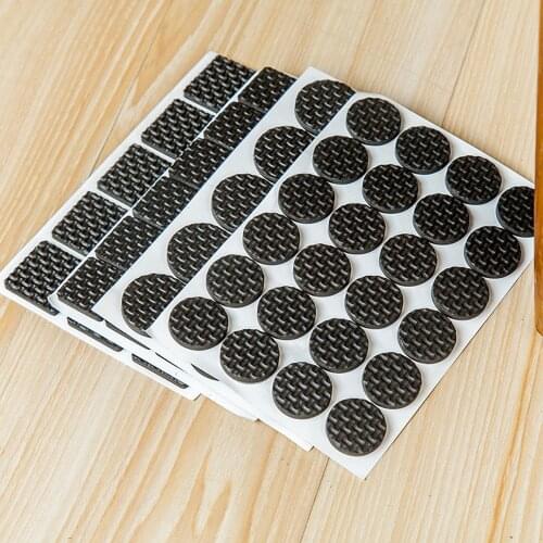 30PCS Self Adhesive Furniture Leg Feet Rug Felt Pads Anti Slip Mat Bumper Damper For Chair Table Protector Hardware