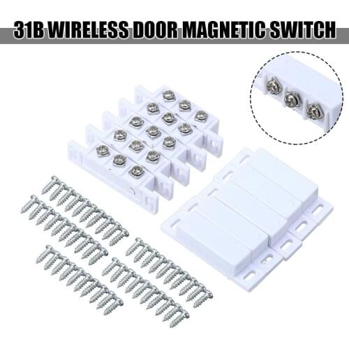 5set NC NO Combined Door Contact Sensor Mayitr Security 31B Magnetic Reed Switch