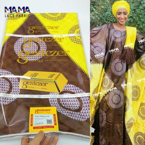 5 Yards French Lace Fabric 2021 High Quality Nigerian Printed Bazin Riche Original Priting African Sewing For Wedding