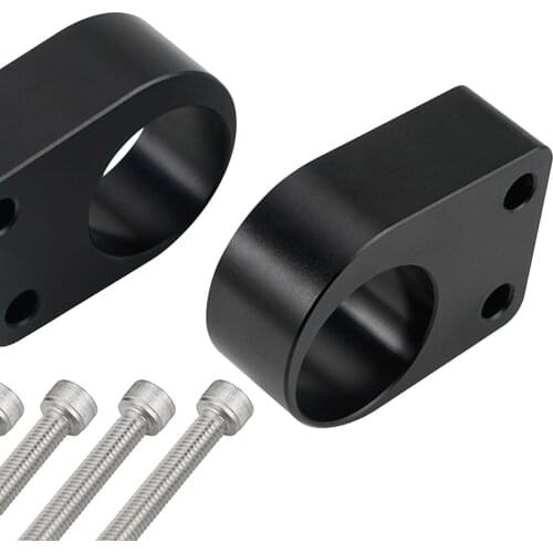 Aluminium Motorcycle Handlebar Clamps Raised Risers Red Anti-Corrosion Kits