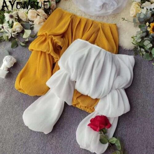 Женские футболки с длинным рукавом AYUNSUE China At AliExpress