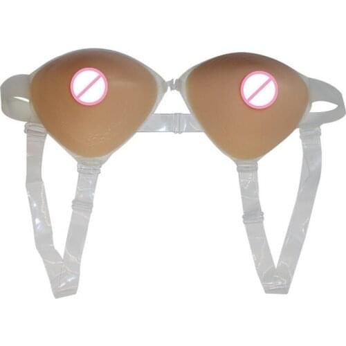 Free Shipping C Cup Good Silicone Breast Forms/Crossdresser CD TV Boobs Enhancer No Need Bra For Unisex Beautiful