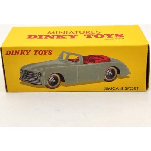 DeAgostini 1:43 Dinky Toys 24S Simca 8 Sport Diecast Models Car Limited Collection Auto Gift