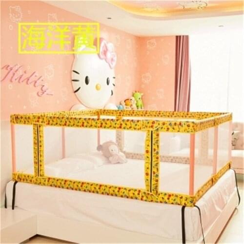 Baby bed playpens kids play fence kids safety toddler crib fence barrier for bed baby bed barrier infant guardrail for 2mx2m bed