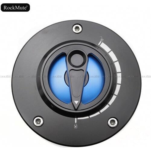 For KAWASAKI ER-6N ER6N 2009-2015 Motorcycle Pointer Type Keyless Rotary Switch Fuel Tank Cap Gas Oil Tank Cover Petrol