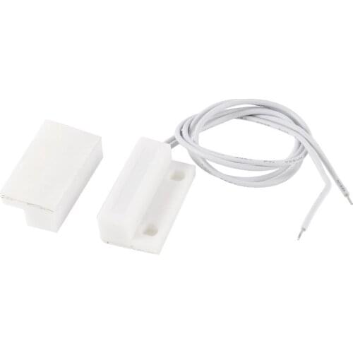 MC 38 Mount Wired Door Window Sensor Magnetic Reed Switch Recessed Alarm System Door Stop