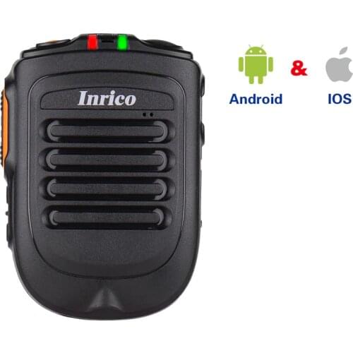 Inrico B02 Zello mini speakers Wireless Microphone PTT Android IOS walkie talkie microphones portable Bluetooth speaker