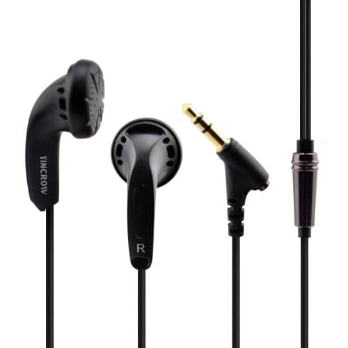 Newest YINCROW X6 In-ear Earphone 3.5mm Flat Head Bio cellulose Earbuds HiFi Professional Earphones Without Mic For iphone