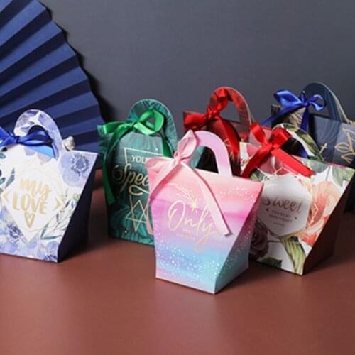 New Candy Box Chocolates Packaging Bag Boxes Wedding Mariage Anniversaire Event Birthday Party Decoration Gifts For Guests