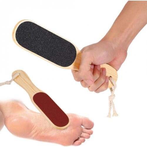 Pedicure Dead Dry Skin Foot File Wood Sand Paper Dead Skin Removal Toe Scrub Heel Cuticles Exfoliating Tool home furniture