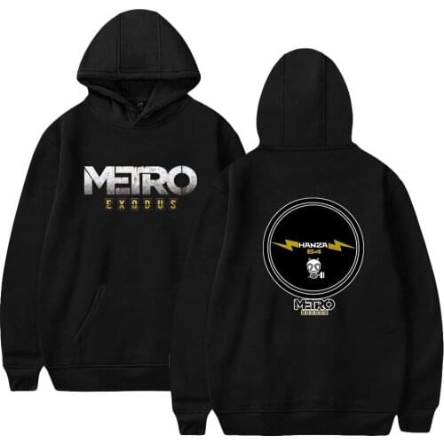 Metro Exodus Hoodies Women Men Long Sleeve Fashion Pullover Hooded Sweatshirts