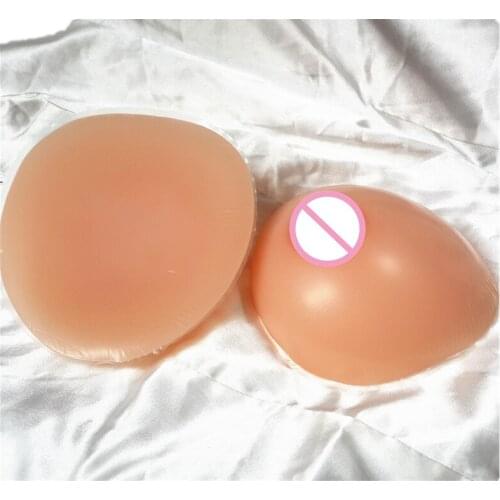 Top Eleve 4100g to 6000g per pair Brand New Strap-On Silicon Breast Form Full Boobs Cross Dresser False Boobs Enhancer
