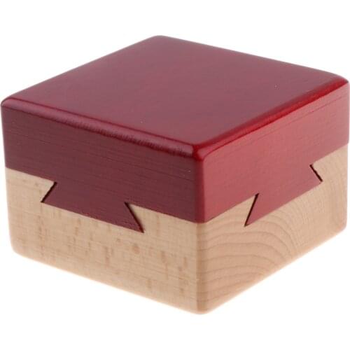 Magic Wooden Puzzle Lock Puzzle Box Secret Wood Box Educational Toys IQ Training Gift For Children