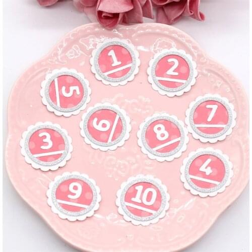 YPP CRAFT Planner Numbers Metal Cutting Dies Stencils for DIY Scrapbooking Decorative Embossing DIY Paper Card