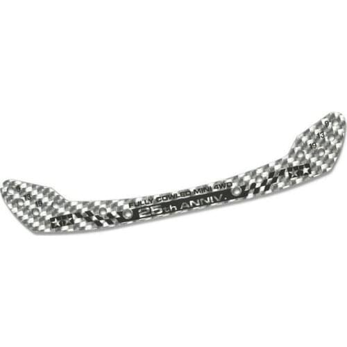 1.5mm Silver HG Carbon Front Stay Fully Cowled Mini 4WD 25th Anniv. 95124 95072 Spare Parts For Tamiya Car Model