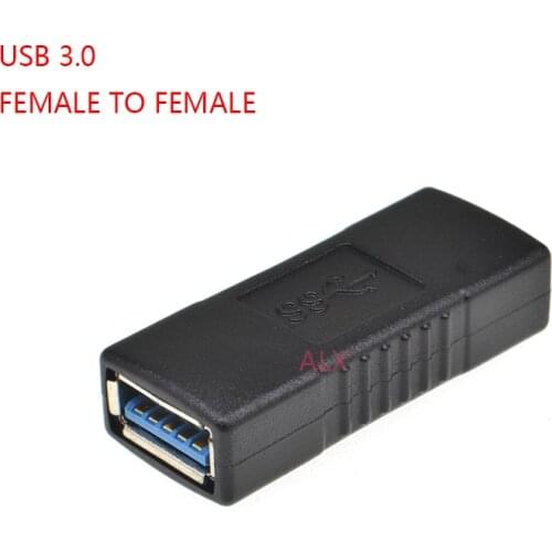 2PCS Type A USB 3.0 Adapter Female To Female Connector for extending data cable