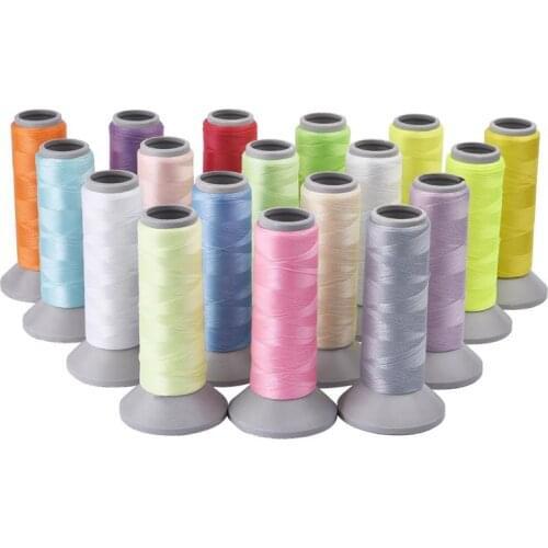 2021 Luminous Embroidery Threads/Luminous Sewing Thread 150D/500yards Fluorescent Light Thread Costume Night Thread Accessories