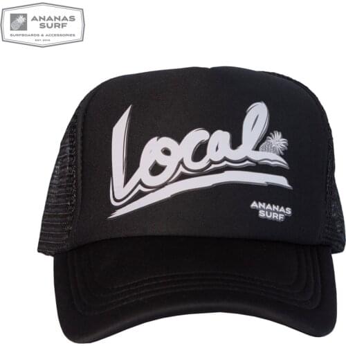 Ananas Surf Beach Cap Snapback With Mesh Foam Brim Kite Surf Water Sport Sun Hats Men Women Trucker Caps Boys Girls Not Sink