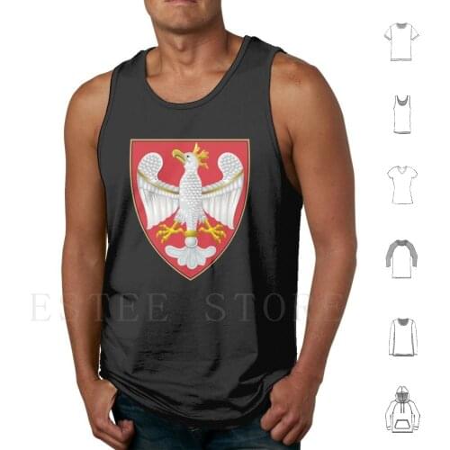 Coat Of Arms Of The Kingdom Of Poland Tank Tops Vest Sleeveless Kingdom Of Poland Poland Royal Poland Medieval Poland Latin