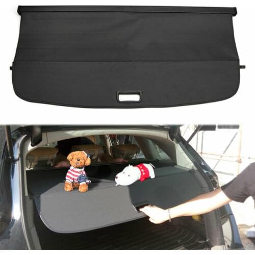 Black Trunk Shade Rear Boot Cargo Cover Security Shield For Audi Q5 2008-2017