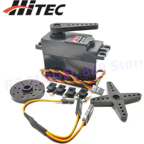 Hitec HS-805BB+ 152g/24.7kg/.14 Sec Major High Torque Mega Giant Scale 2BB Analog Servo For RC Toys Car Robort