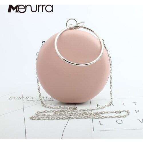 MENURRA Women's Silver Clutches