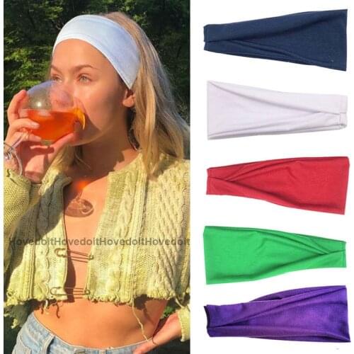 Fashion Wide Hairband Yoga Spa Bath Shower Makeup Wash Face Cosmetic Headband for Women Ladies Make Up Accessories