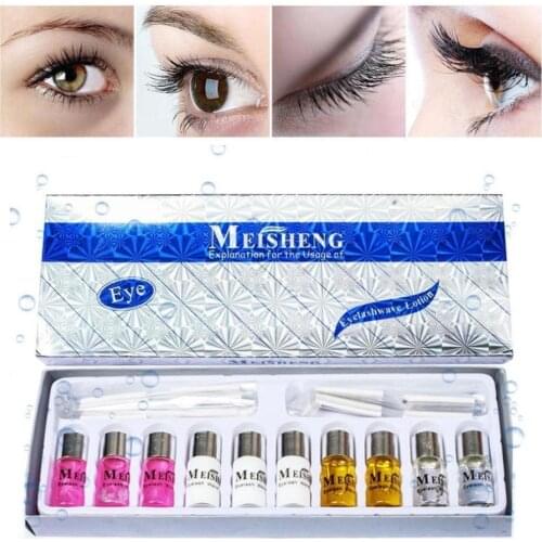 Eyelash Perm Kit Eye Lash Lift Growth Treatments Eyelash Lash Beauty Lifting Kit Wave Salon Enhancer Lotion Rods Glue O4M5