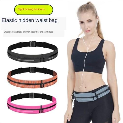 Outdoor Waist Belt Bag Portable Ultralight double Packs Phone Holder For Trailing Running Camping bag for Airpods iphone money