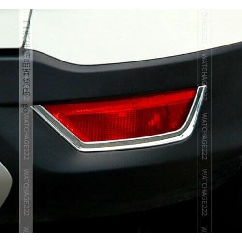 FIT FOR FORD ESCAPE KUGA CHROME REAR FOG LIGHT COVER TRIM MOLDING REFLECTOR LAMP