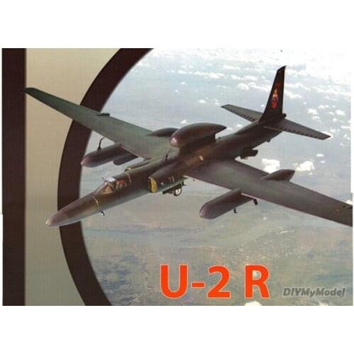 DIYMyModeI USA U2 dragon lady reconnaissance aircraft DIY Handcraft Paper Model KIT Handmade Toy Puzzles Gift Movie prop