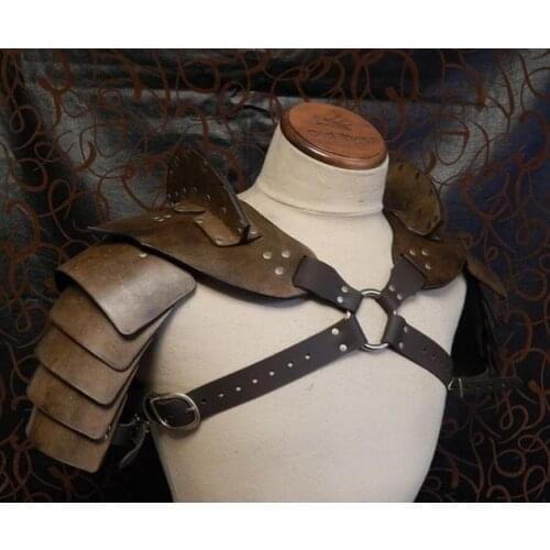 Medieval Viking Warrior Gladiator Samurai Battle Knight Pauldrons Shoulder Armor Renaissance Vintage Party props Cosplay