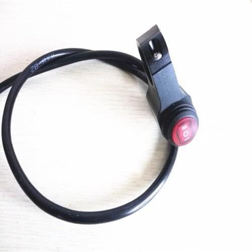 Waterproof 12V Motorcycle 7/8" 22mm Handlebar Switches Motorbike Headlight Hazard Brake Fog Lights ON-OFF-ON Switch