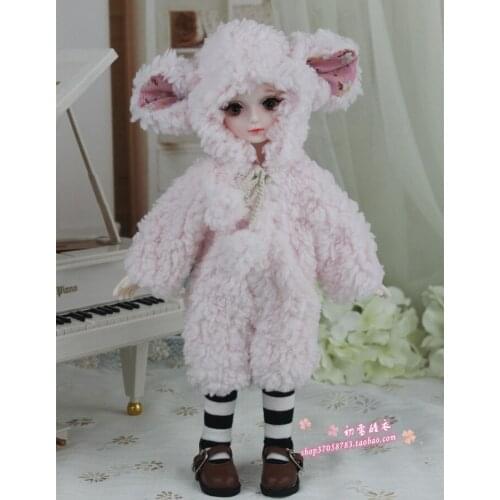 1/6 1/4 BJD clothing Accessories doll Cute pajamas coat + Socks for BJD/SD YOSD MSD,not include doll,wig and other E2544