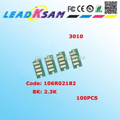 100pcs 3010chip 106R02182 compatible for xerox3010chip toner cartridge chip