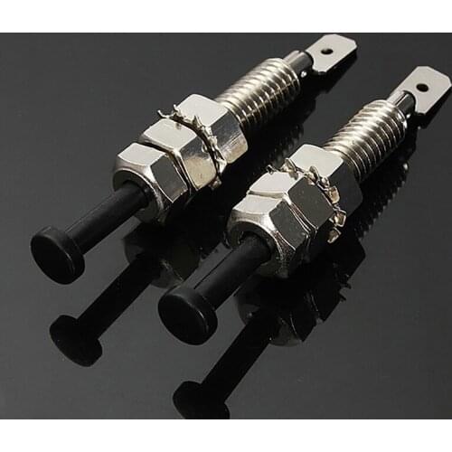 2pcs Hood Door Pin Switch Adjustable Alarm Light Hood Screw Universal Car Alarm Security Adjustable Auto Truck High Quality New