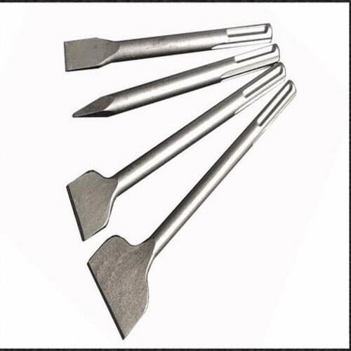 Free shipping 4PCS/SET 18mm SDS MAX shank 18*280mm electric Hammer chisel for concrete/brick/wall/tile slotting drilling