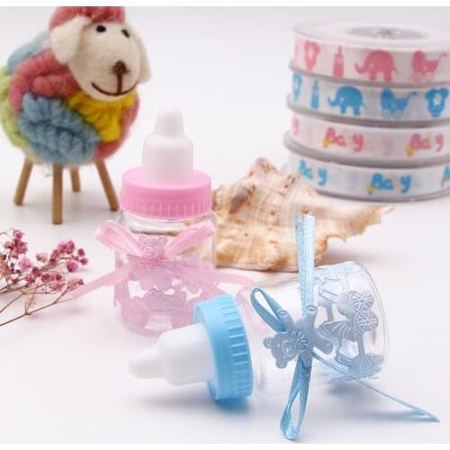 6/12 Pcs Baby Mini Portable Feeding Bottle For Baby Shower Party Childrens Party Table Decoration Or Gift Suagar Putting Bottle
