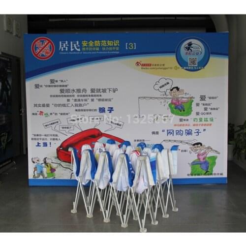 8X10ft fabric backdrop banner popup stand up (with print your design)